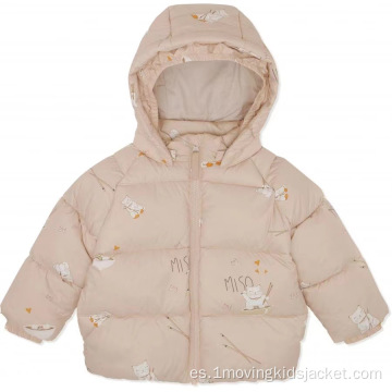 Chaqueta de plumón gruesa para niños en invierno